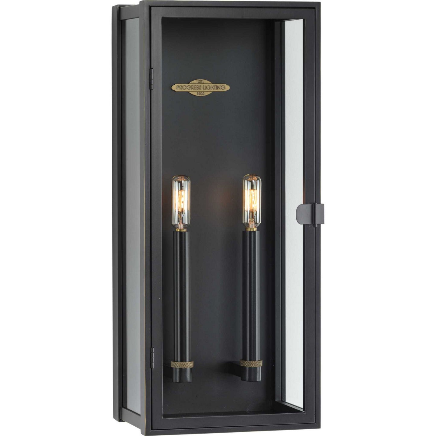 Stature Two Light Wall Lantern in Oil Rubbed Bronze