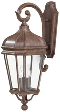 Harrison Three Light Wall Mount in Vintage Rust