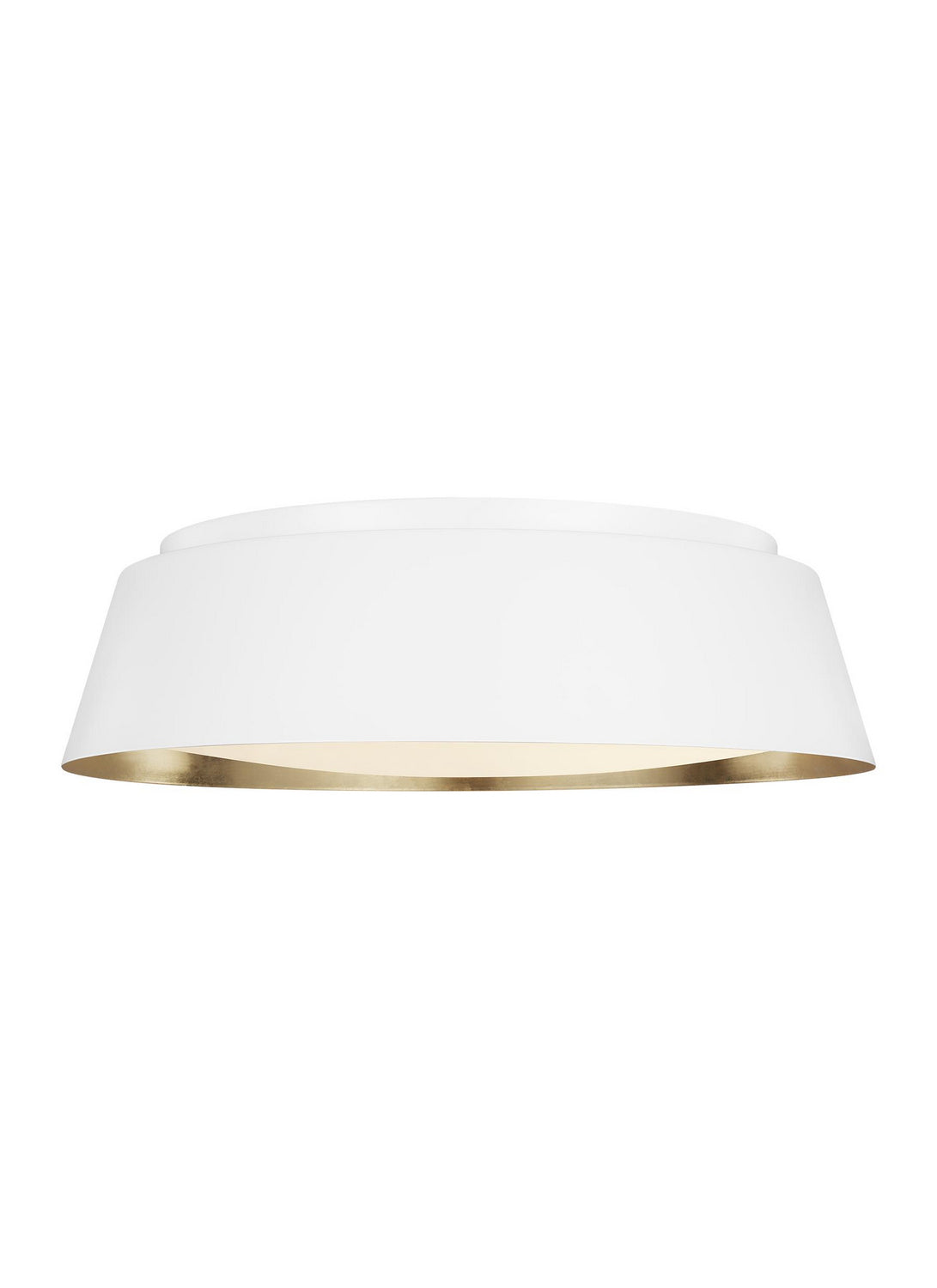 Asher Four Light Flush Mount in Matte White