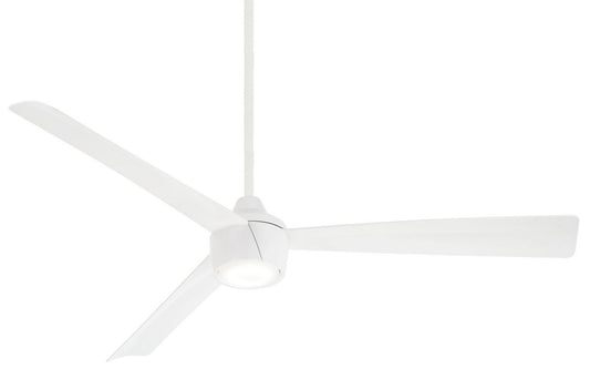 Skinnie 56"Ceiling Fan in Flat White