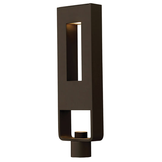 Atlantis LED Post Top or Pier Mount Lantern in Bronze