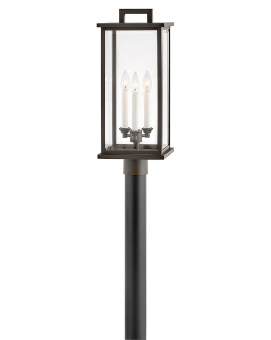 Weymouth LED Post Top or Pier Mount Lantern in Oil Rubbed Bronze