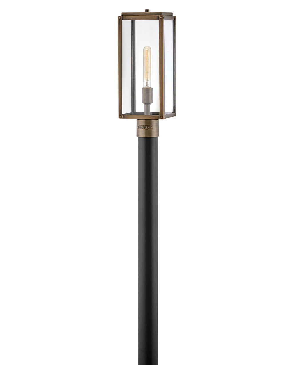 Max LED Post Top or Pier Mount Lantern in Burnished Bronze