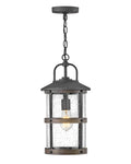Lakehouse LED Hanging Lantern in Aged Zinc