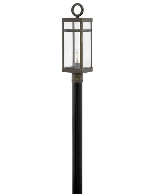 Porter LED Post Top or Pier Mount Lantern in Oil Rubbed Bronze