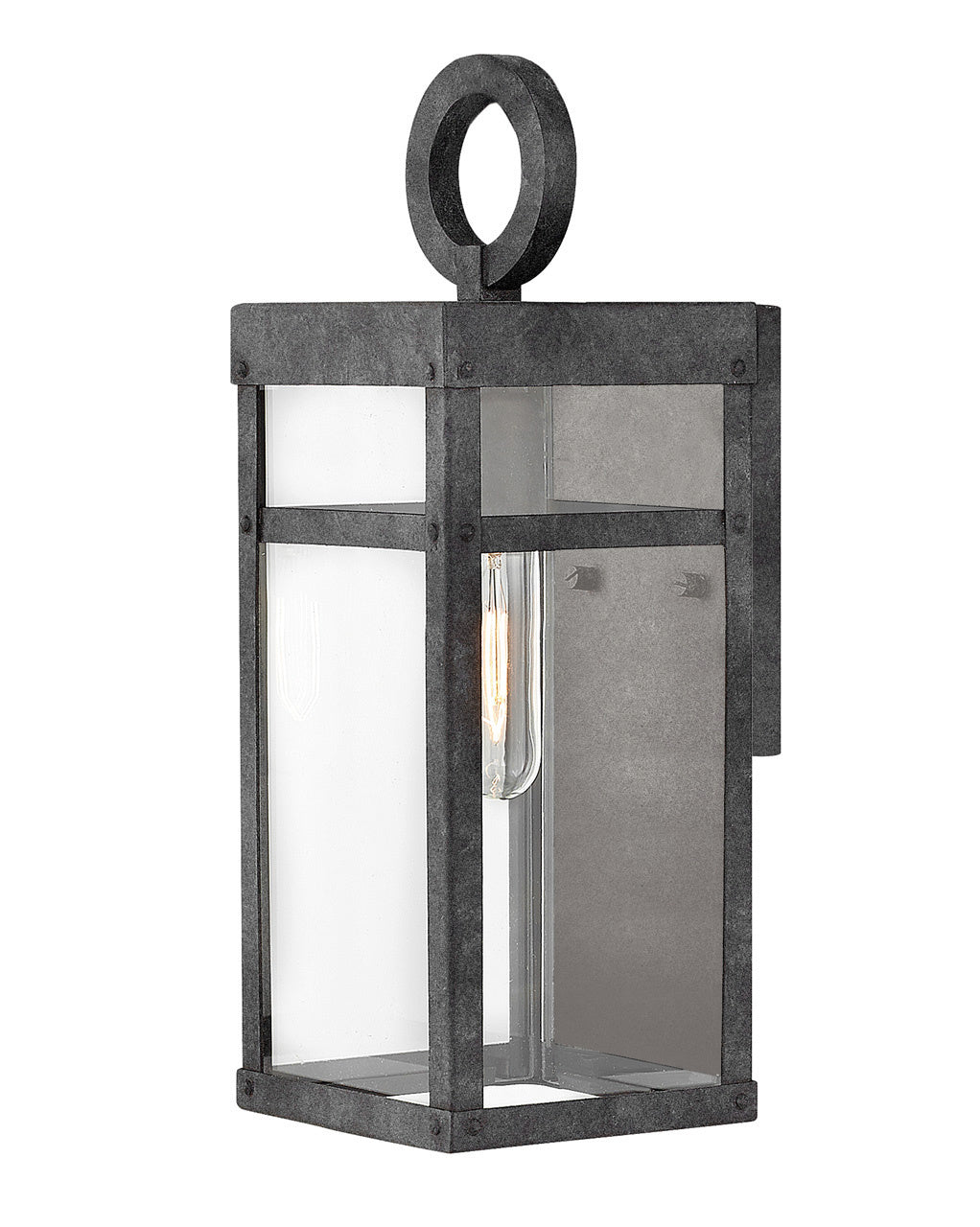 Porter LED Wall Mount in Aged Zinc