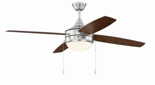 Phaze Energy Star 4 52" Ceiling Fan in Brushed Polished Nickel