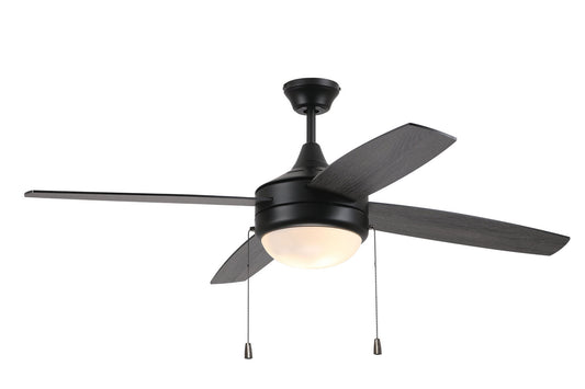 Phaze Energy Star 4 52" Ceiling Fan in Flat Black