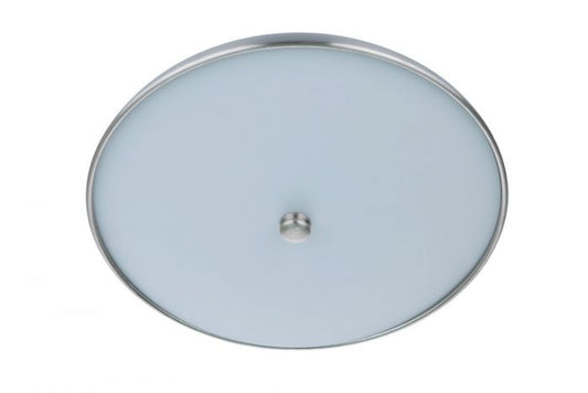 Soul LED Flushmount in Flat Black/Brushed Polished Nickel
