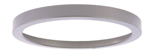 LED Flushmount 7" Flushmount Optional Trim in Brushed Polished Nickel