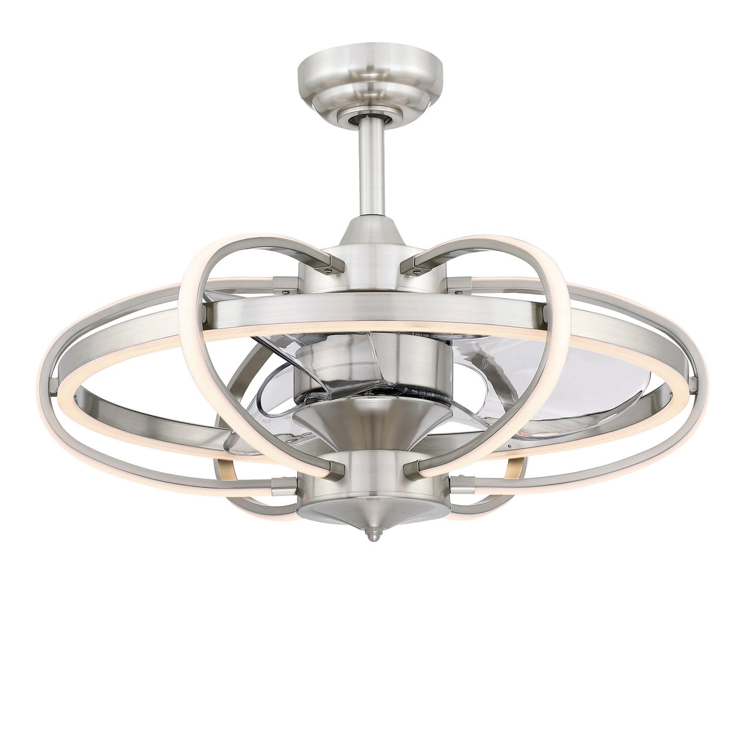 Obvi 22" Ceiling Fan in Brushed Nickel