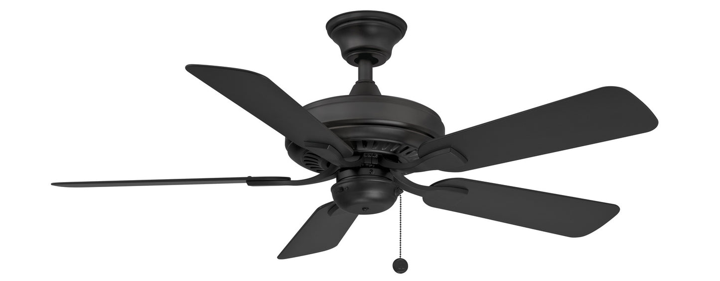 Edgewood 44 44" Ceiling Fan in Black