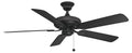 Edgewood 52 52" Ceiling Fan in Black
