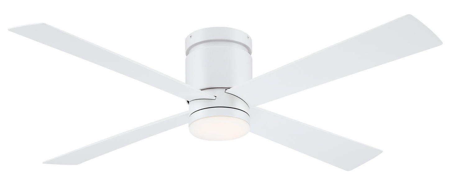 Kwartet 52" Ceiling Fan in Matte White