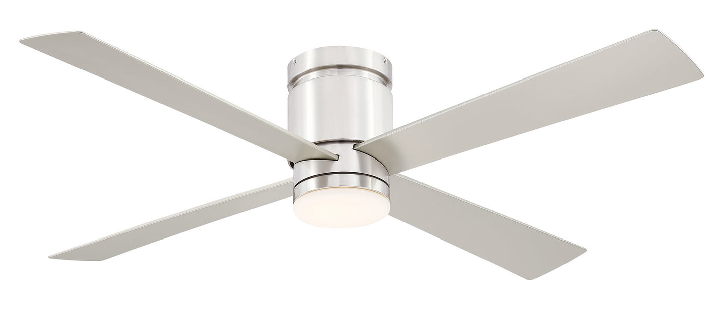 Kwartet 52" Ceiling Fan in Brushed Nickel