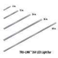 Diode LED - DI-24V-TR40-48-BL - Light Bar - Black