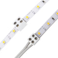 Diode LED DI-TB8-60JPR-TTT-1 Tape Light Terminal Block, 8mm, Jumper Cable (Tape to Tape), 60 in. 20 AWG Wire Lead, White - Pack of 1