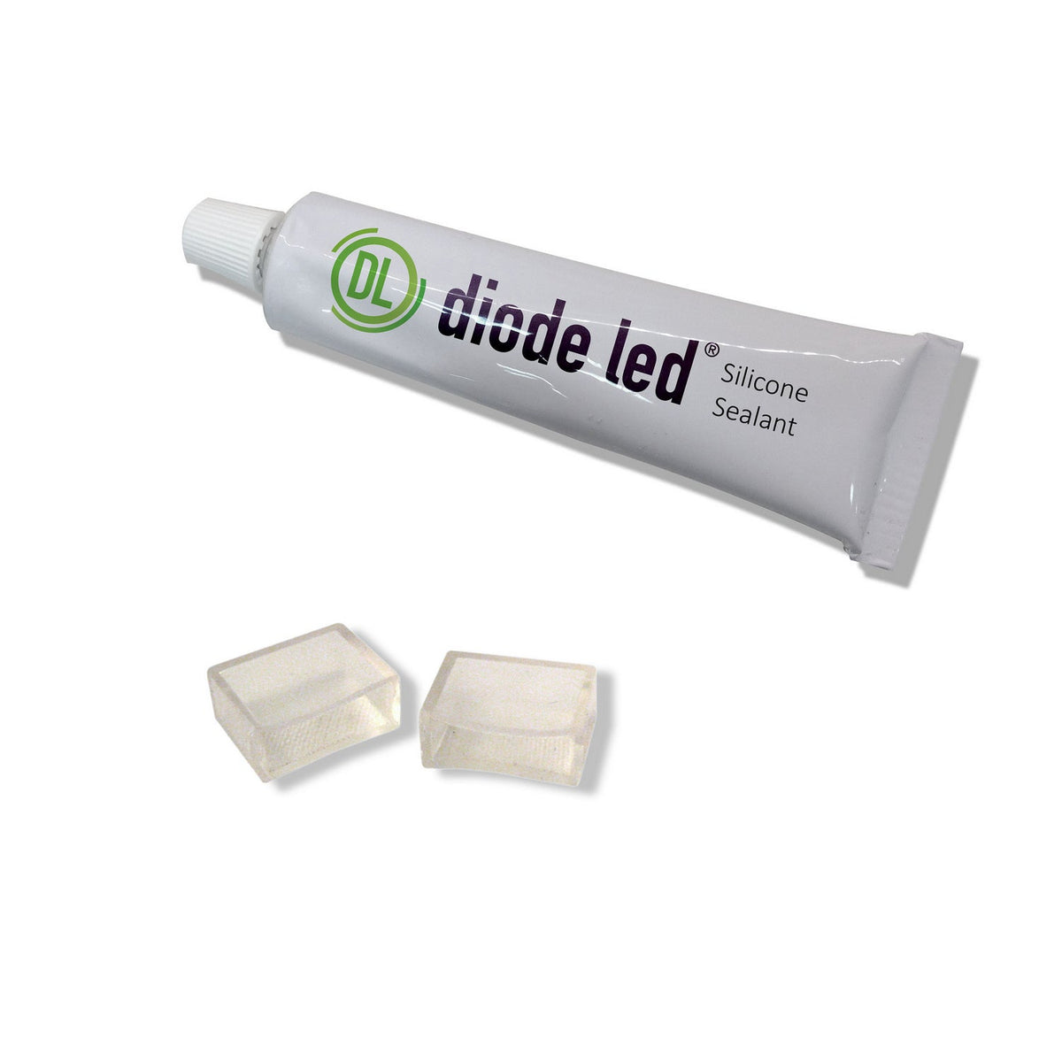Diode LED DI-WL-EC BLAZE Wet Location Strip Light End Cap Set, 5-pack, 5 open and 5 closed
