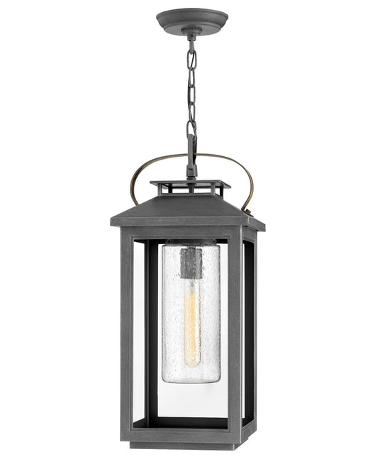 Atwater LED Hanging Lantern in Ash Bronze