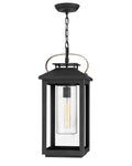 Atwater LED Hanging Lantern in Black