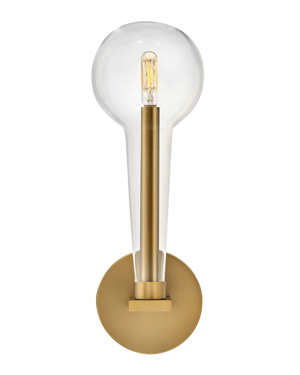 Alchemy LED Wall Sconce in Lacquered Brass
