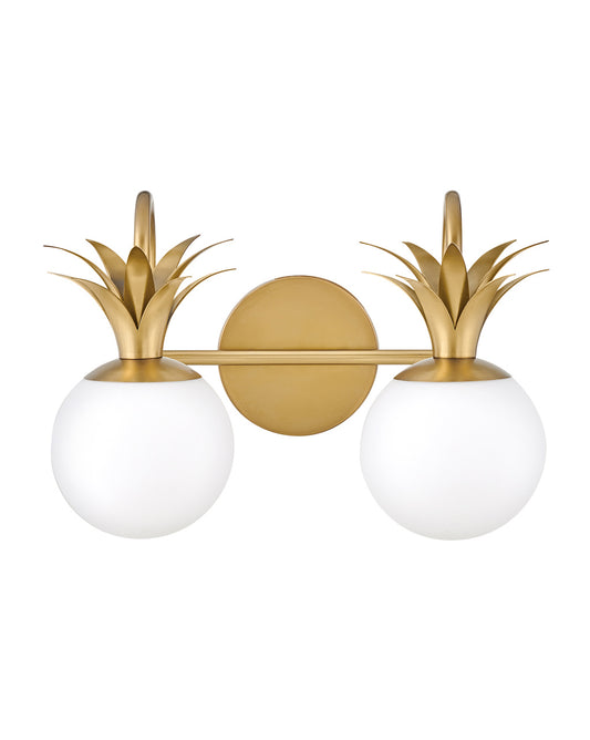 Palma LED Vanity in Heritage Brass