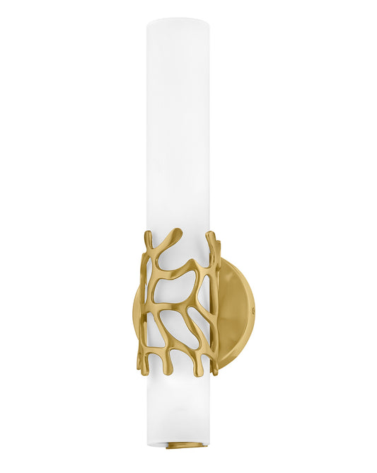 Lyra LED Wall Sconce in Lacquered Brass