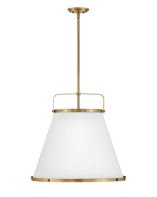 Lexi LED Chandelier in Lacquered Brass