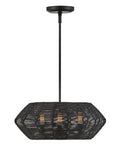 Luca LED Chandelier in Black