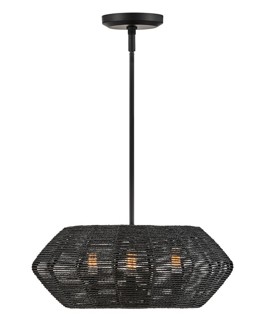Luca LED Chandelier in Black
