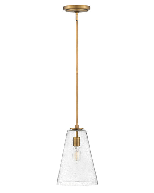 Vance LED Pendant in Heritage Brass