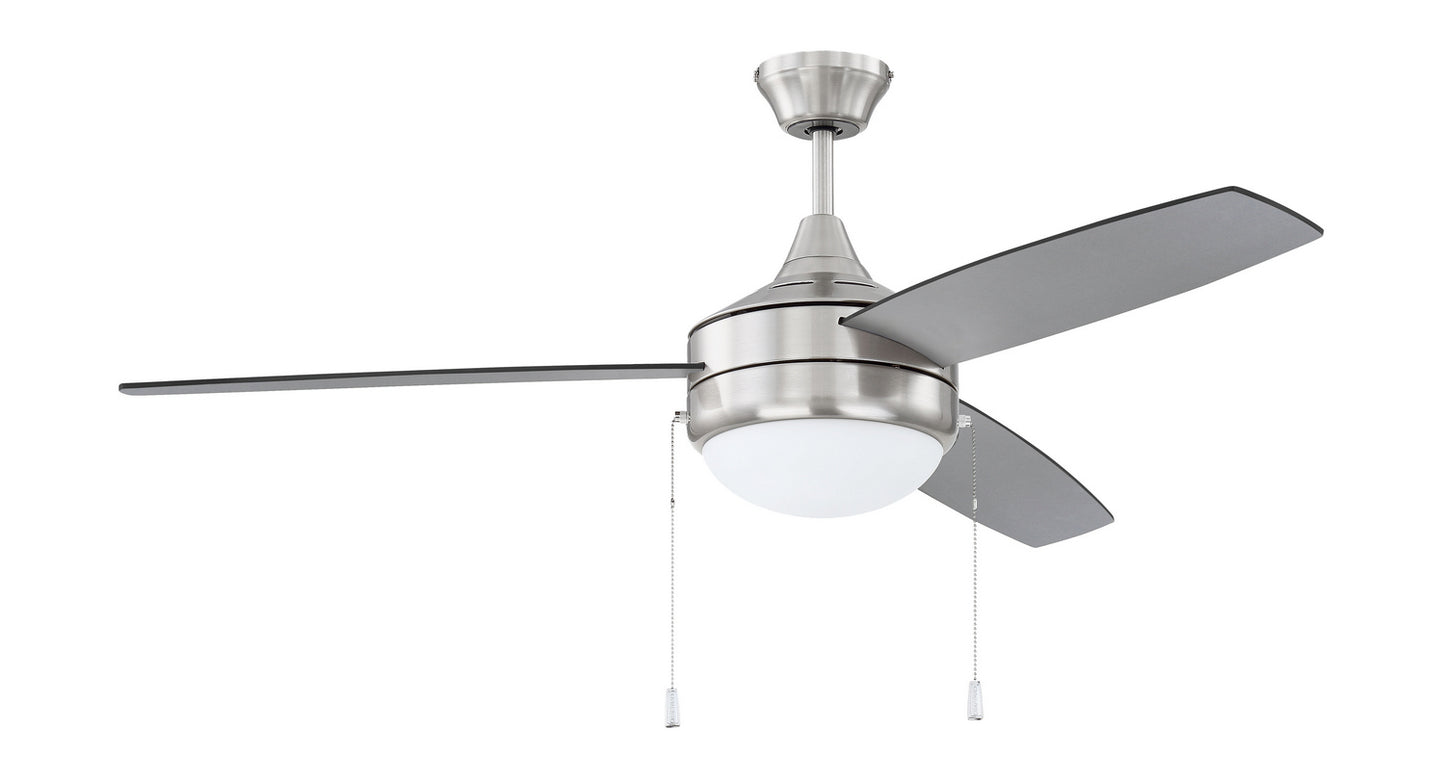 Craftmade - EPHA52BNK3-BNGW - 52" Ceiling Fan - Phaze Energy Star 3 - Brushed Polished Nickel