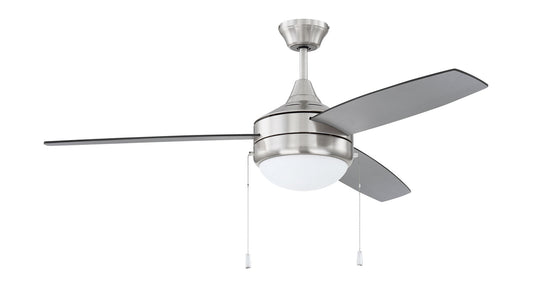 Phaze Energy Star 3 52" Ceiling Fan in Brushed Polished Nickel
