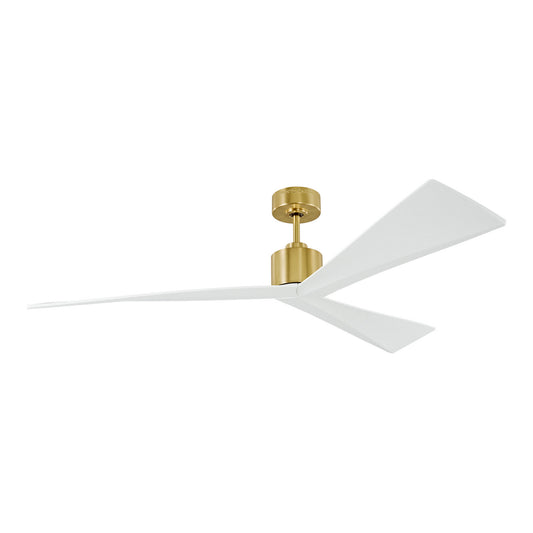 Adler 60" Ceiling Fan in Burnished Brass