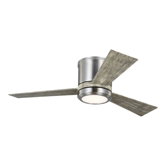 Clarity 42" Ceiling Fan in Brushed Steel