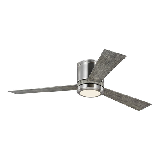 Clarity 52" Ceiling Fan in Brushed Steel