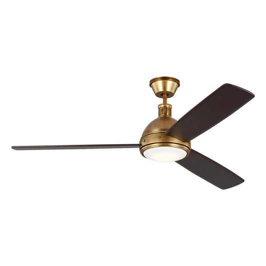 Hicks 60" Ceiling Fan in Hand Rubbed Antique Brass
