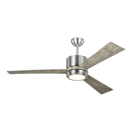Vision 52" Ceiling Fan in Brushed Steel