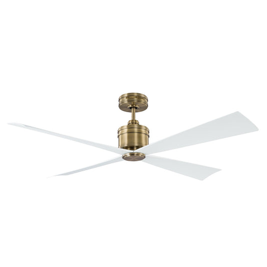 Launceton 56" Ceiling Fan in Hand Rubbed Antique Brass