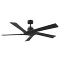 Aspen 56" Ceiling Fan in Midnight Black