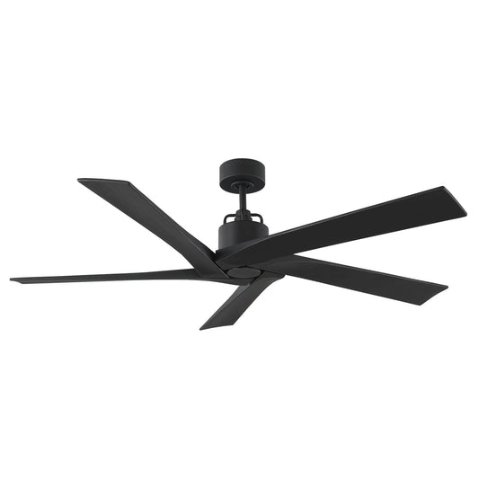 Aspen 56" Ceiling Fan in Midnight Black