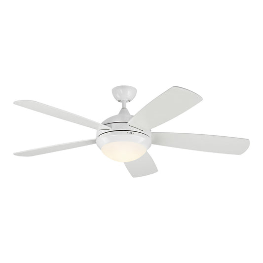 Discus 52" Ceiling Fan in Matte White