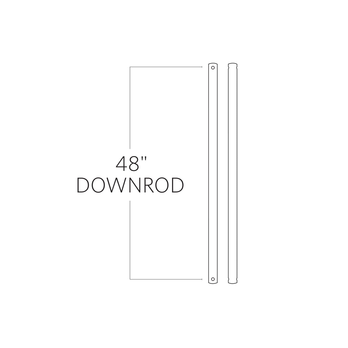 Universal Downrod in Koa