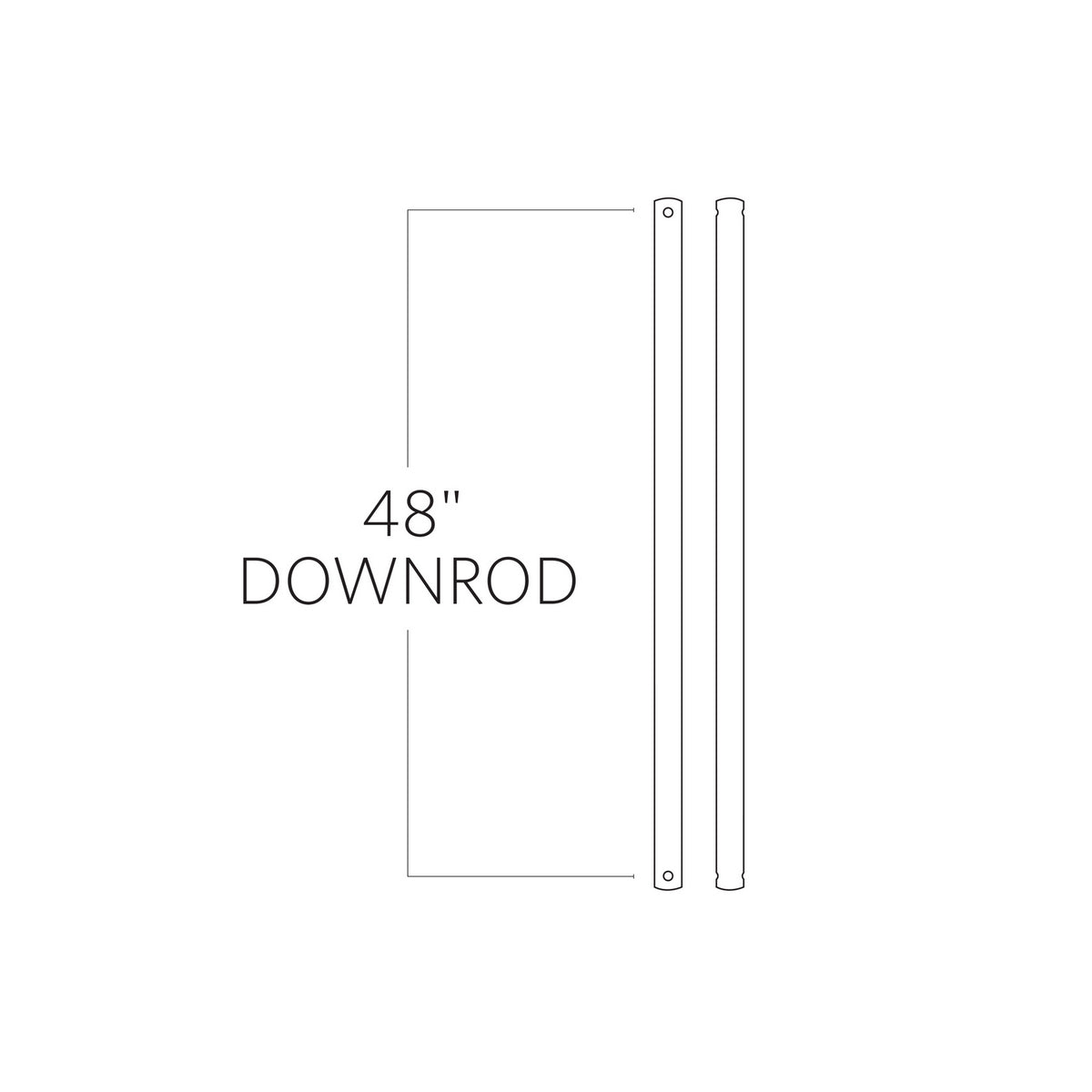 Universal Downrod in Koa