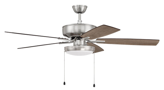 Pro Plus 119 52" Ceiling Fan in Brushed Polished Nickel