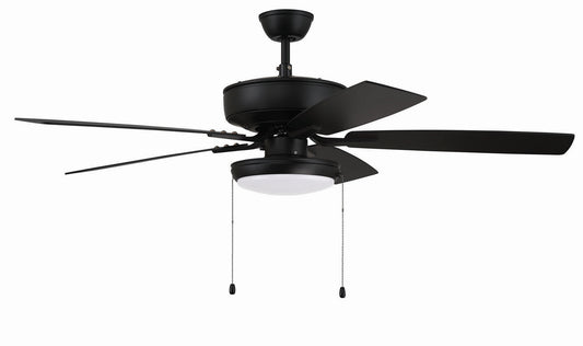 Craftmade - P119FB5-52FBGW - 52" Ceiling Fan - Pro Plus 119 - Flat Black