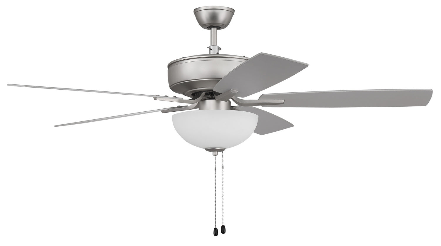 Craftmade - P211BN5-52BNGW - 52" Ceiling Fan - Pro Plus 211 - Brushed Nickel