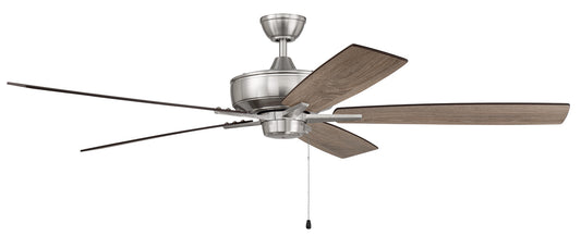 Craftmade - S60BNK5-60DWGWN - 60" Ceiling Fan - Super Pro 60 - Brushed Polished Nickel