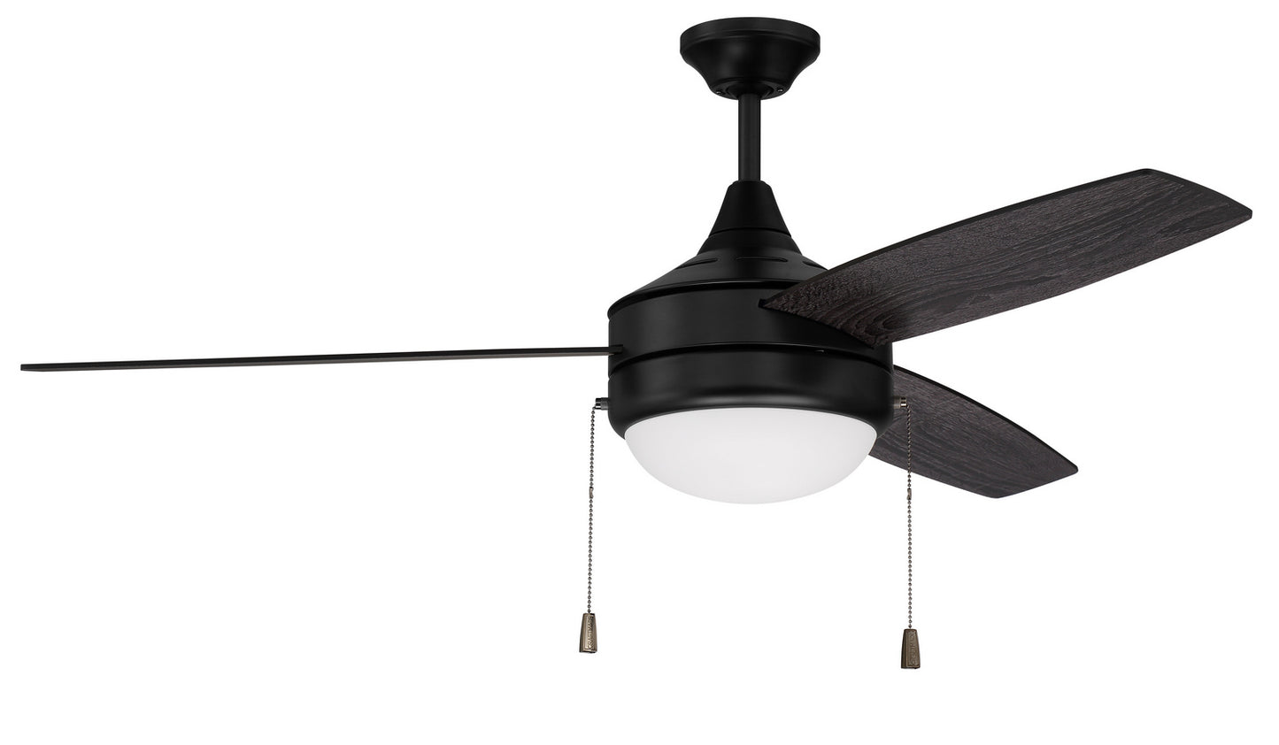 Craftmade - PHA52FB3 - 52" Ceiling Fan - Phaze 3 - Flat Black
