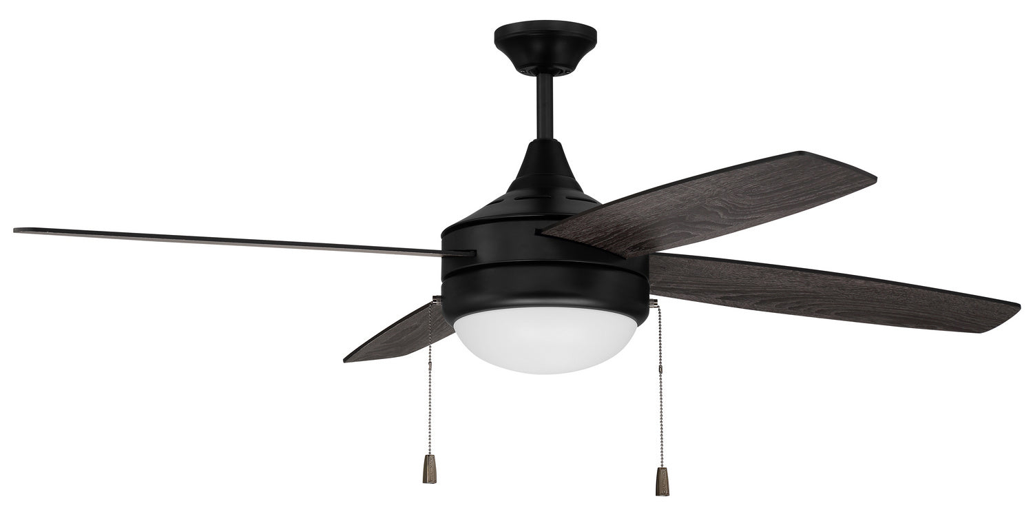 Craftmade - PHA52FB4 - 52" Ceiling Fan - Phaze 4 - Flat Black